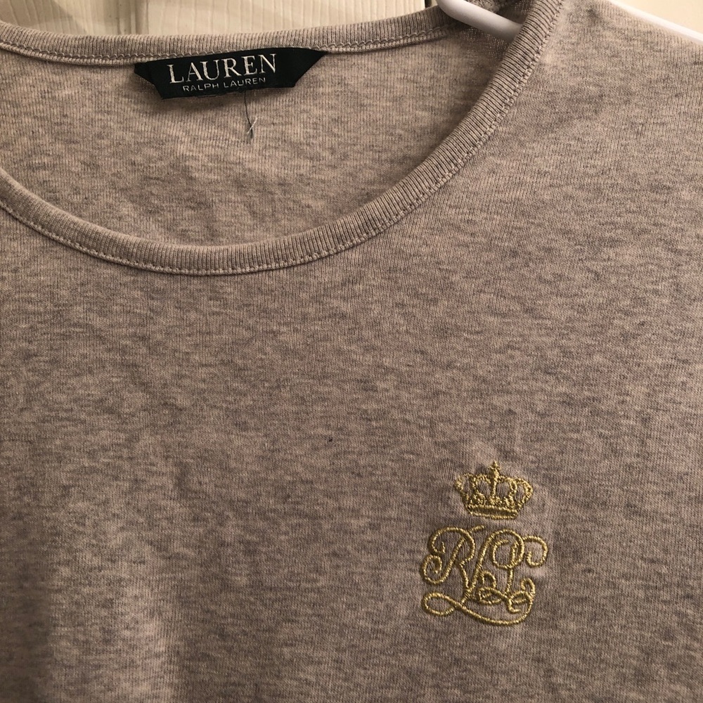 Lauren Ralph Lauren Long Sleeve Grey T-shirt